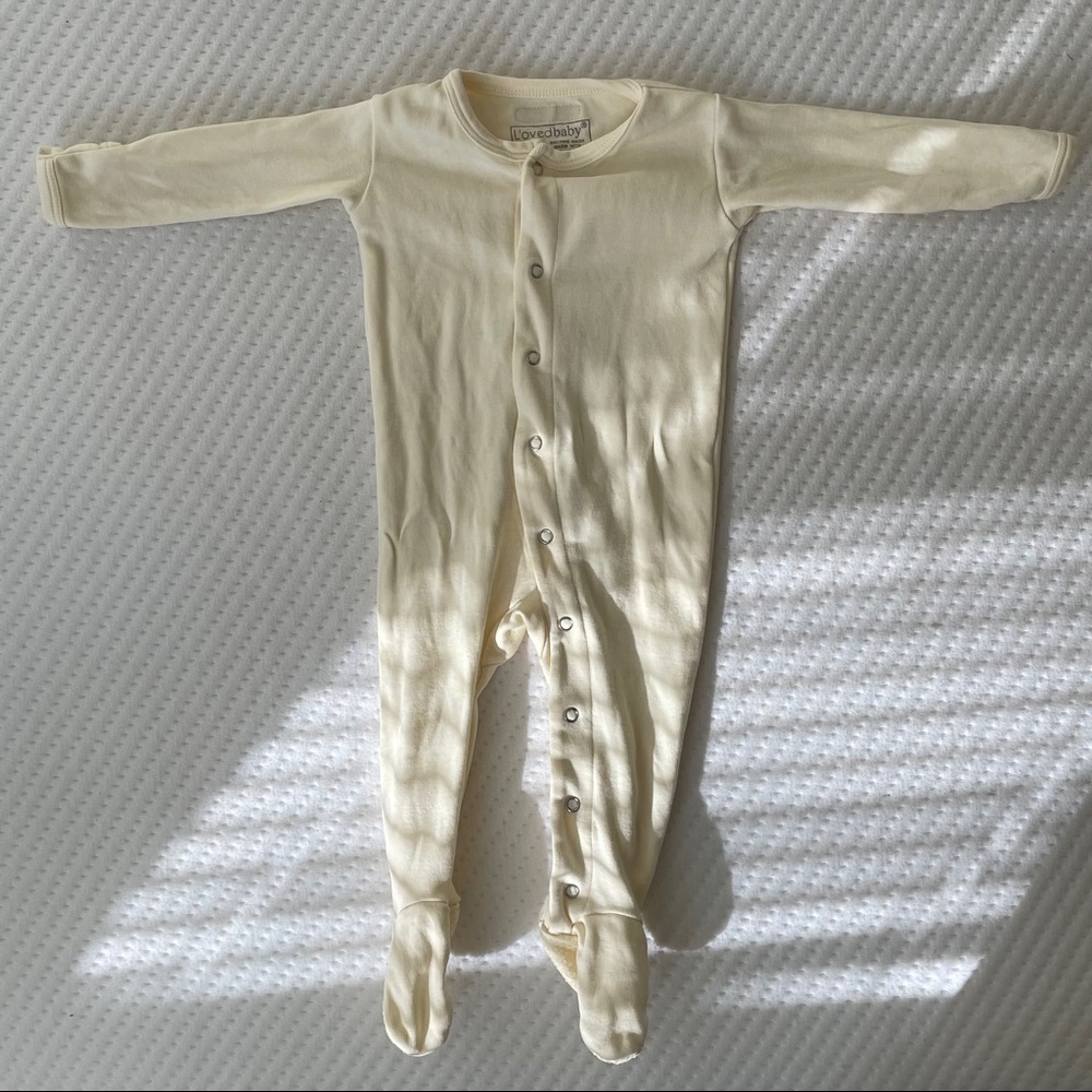 NWOT Organic Cotton Footie